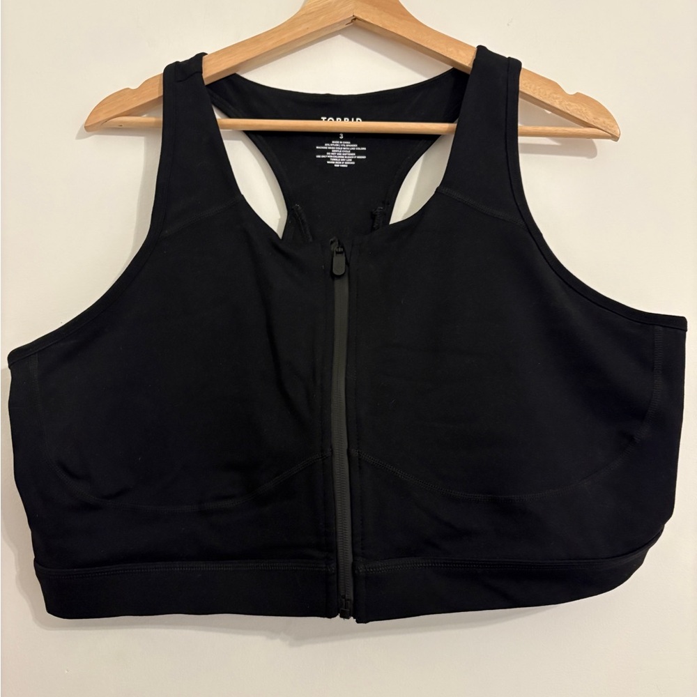 Torrid Active Black Sports Bra